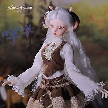 Amazon.co.jp: フルセット！41cm！精霊 羊 獣 妖精 ドール 球体